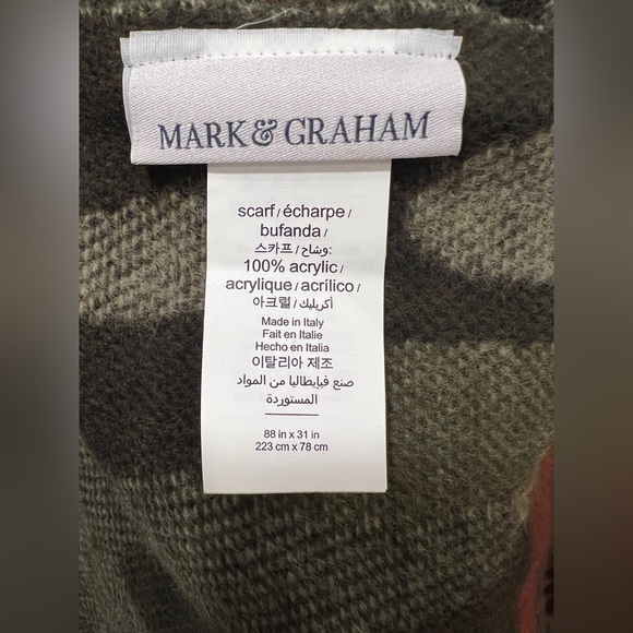 MARK & GRAHAM CAMO PRINT BLANET SCARF. - Picture 8 of 9